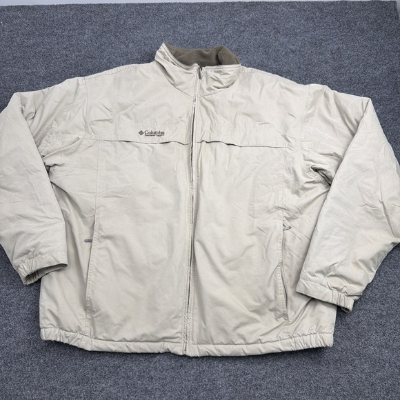 Columbia Other - Columbia Sportswear Jacket Mens XL Beige Tan Full Zip Warm Gorpcore Outdoor
